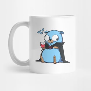 Golang Gopher Vampire Mug